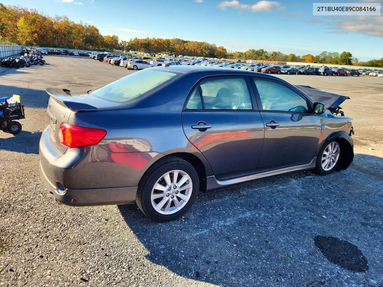 2009 TOYOTA COROLLA VIN 2T1BU40E89C084166 — фото 3