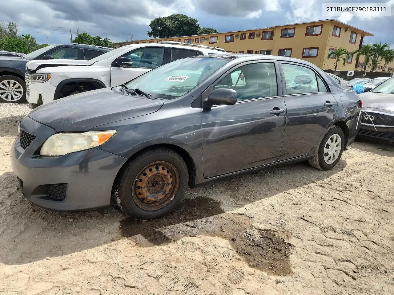 TOYOTA COROLLA 2009, VIN 2T1BU40E79C183111