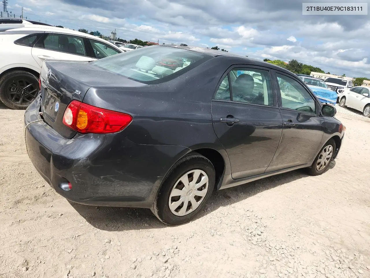 2009 TOYOTA COROLLA VIN 2T1BU40E79C183111 — фото 3