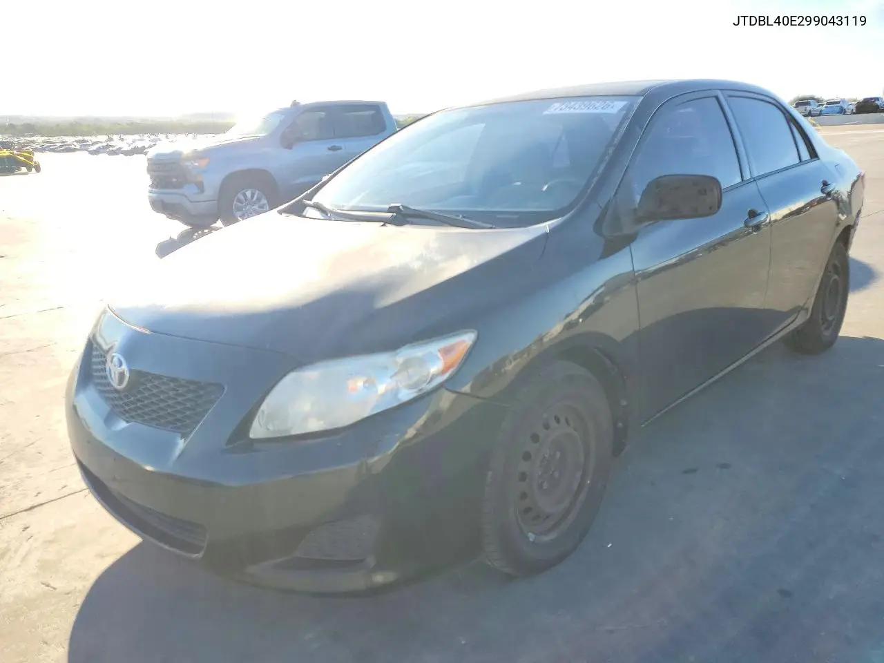 TOYOTA COROLLA 2009, VIN JTDBL40E299043119