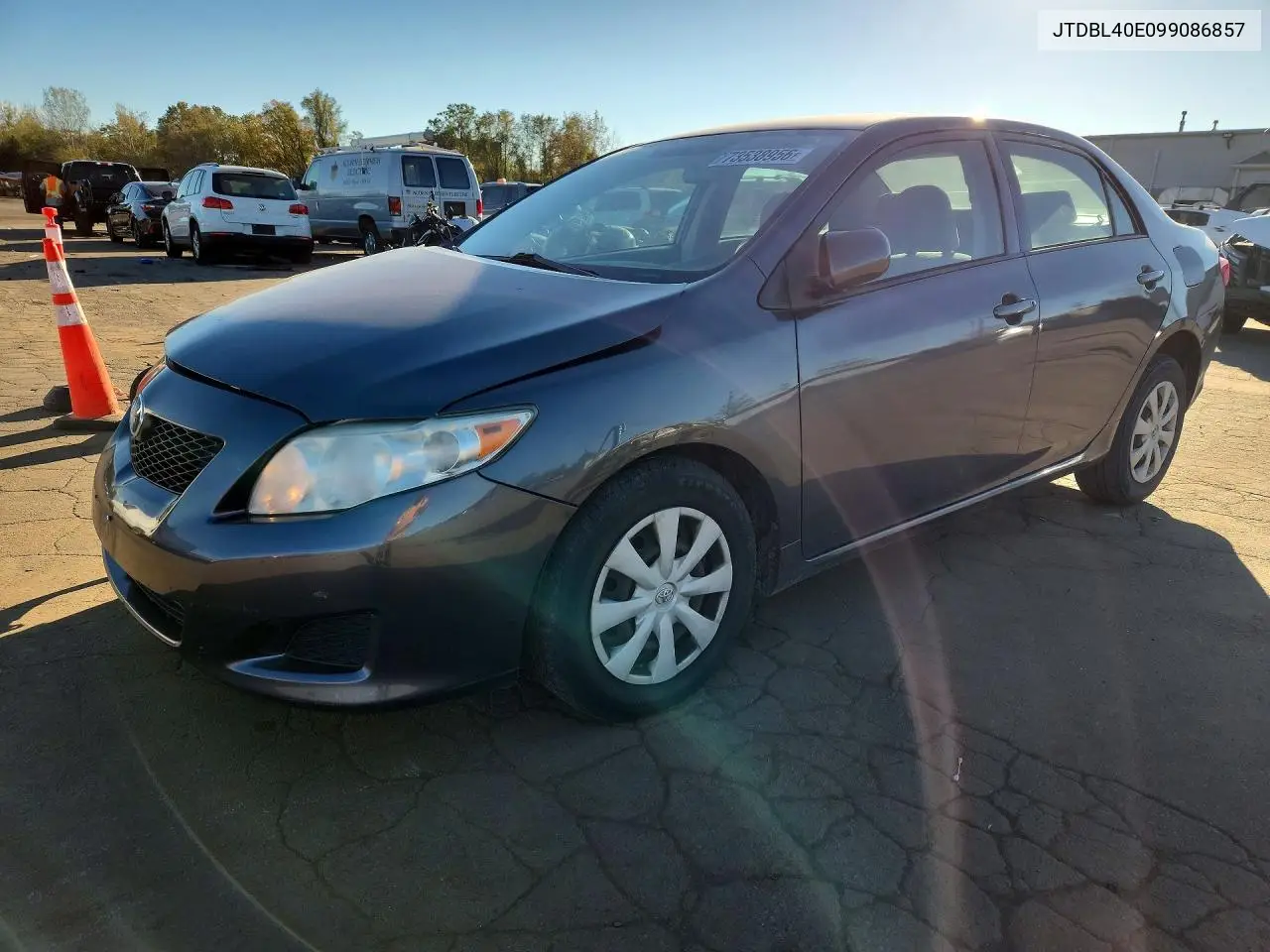 TOYOTA COROLLA 2009, VIN JTDBL40E099086857