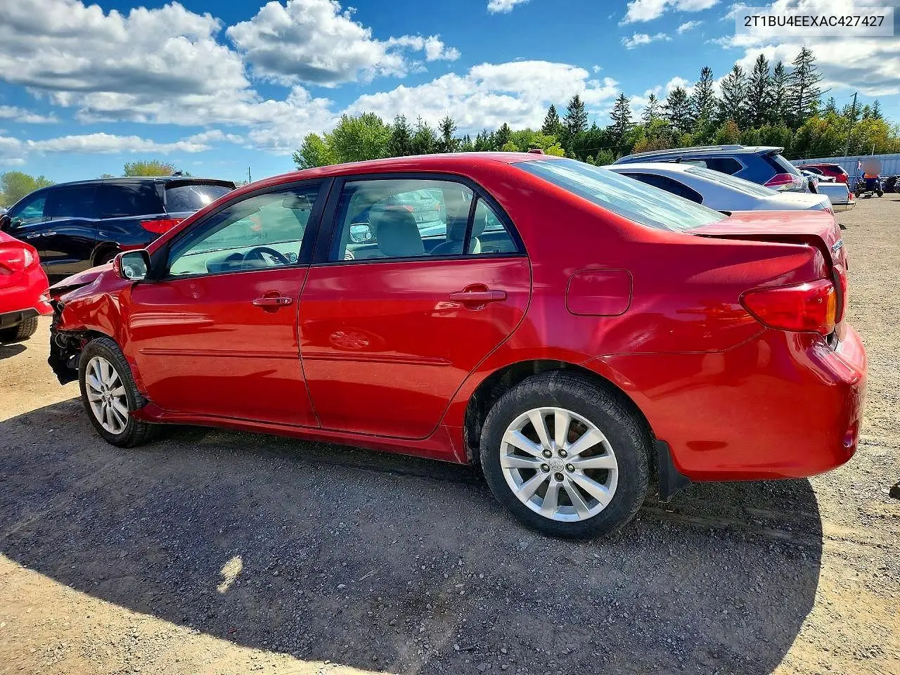 2010 TOYOTA COROLLA VIN 2T1BU4EEXAC427427 — фото 2