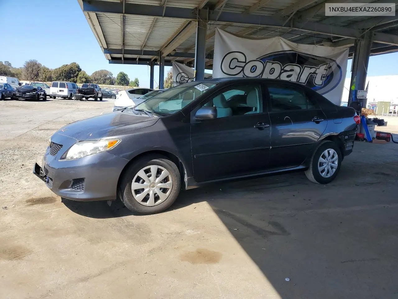 TOYOTA COROLLA 2010, VIN 1NXBU4EEXAZ260890