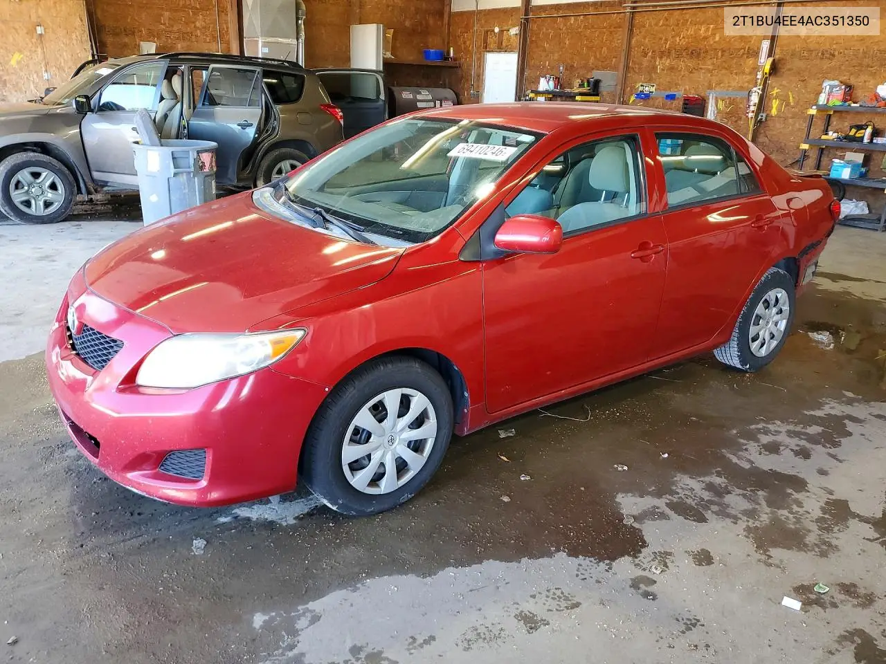 TOYOTA COROLLA 2010, VIN 2T1BU4EE4AC351350