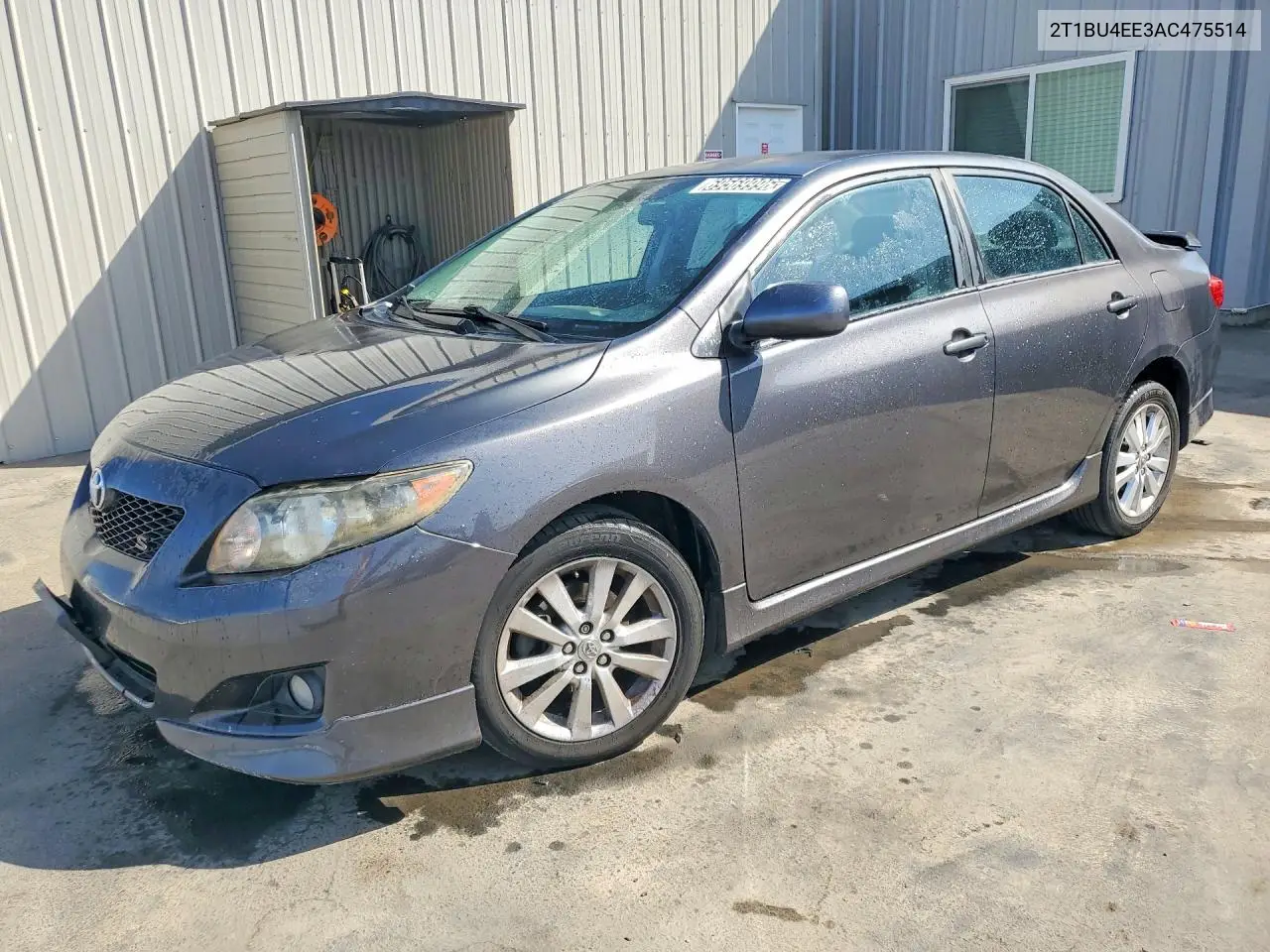 2010 TOYOTA COROLLA VIN 2T1BU4EE3AC475514 — фото 3