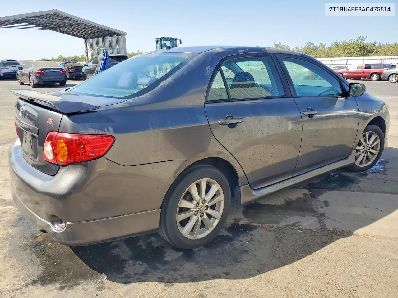 2010 TOYOTA COROLLA VIN 2T1BU4EE3AC475514 — фото 5