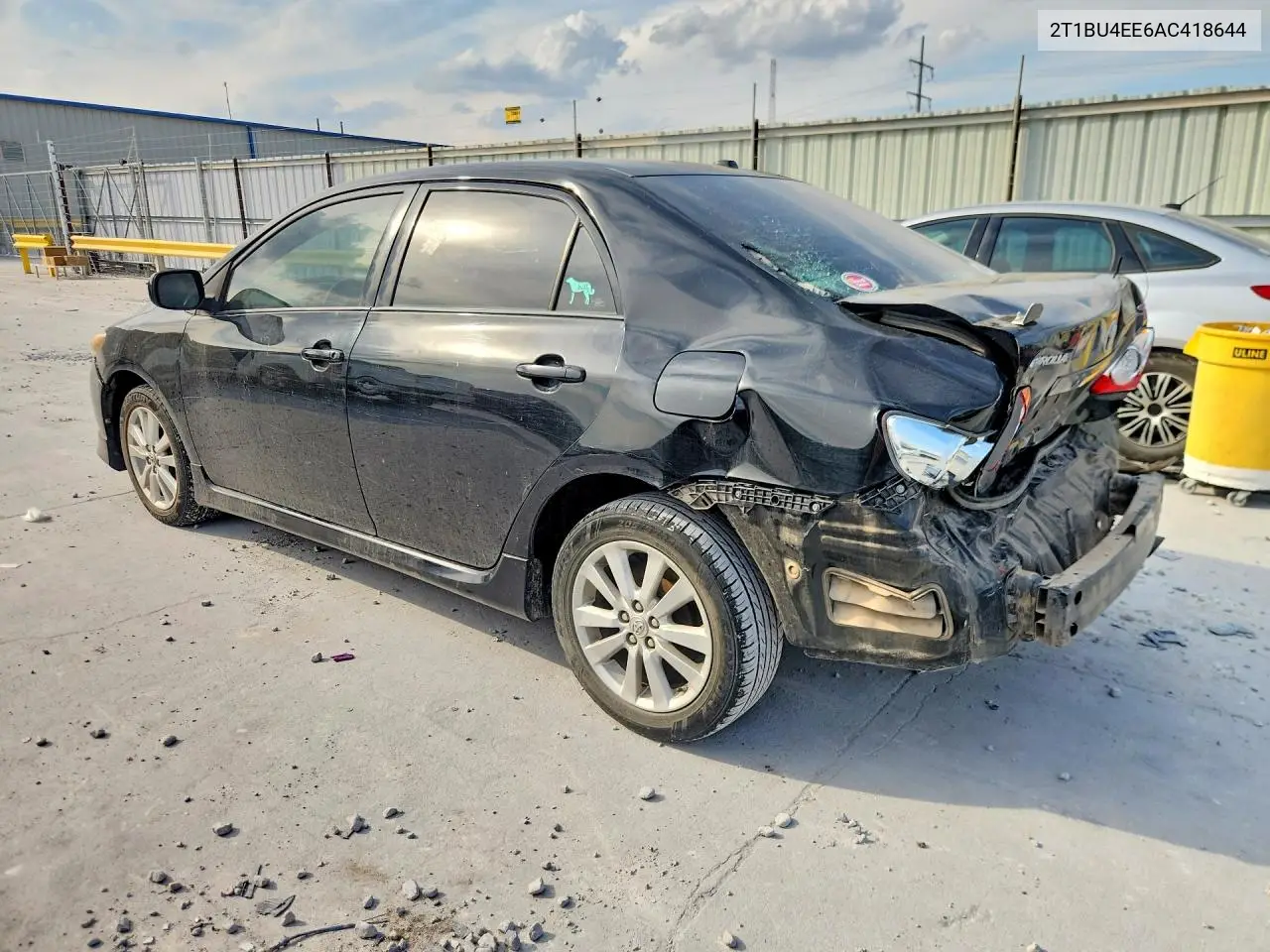 2010 TOYOTA COROLLA VIN 2T1BU4EE6AC418644 — фото 2