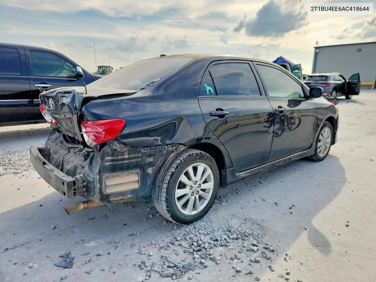 2010 TOYOTA COROLLA VIN 2T1BU4EE6AC418644 — фото 3
