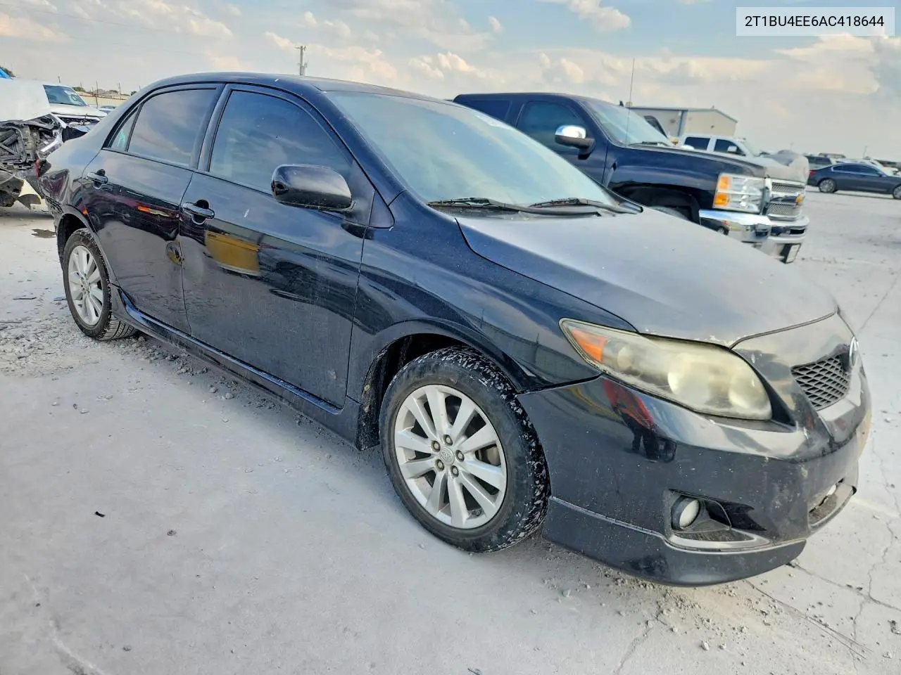 2010 TOYOTA COROLLA VIN 2T1BU4EE6AC418644 — фото 4