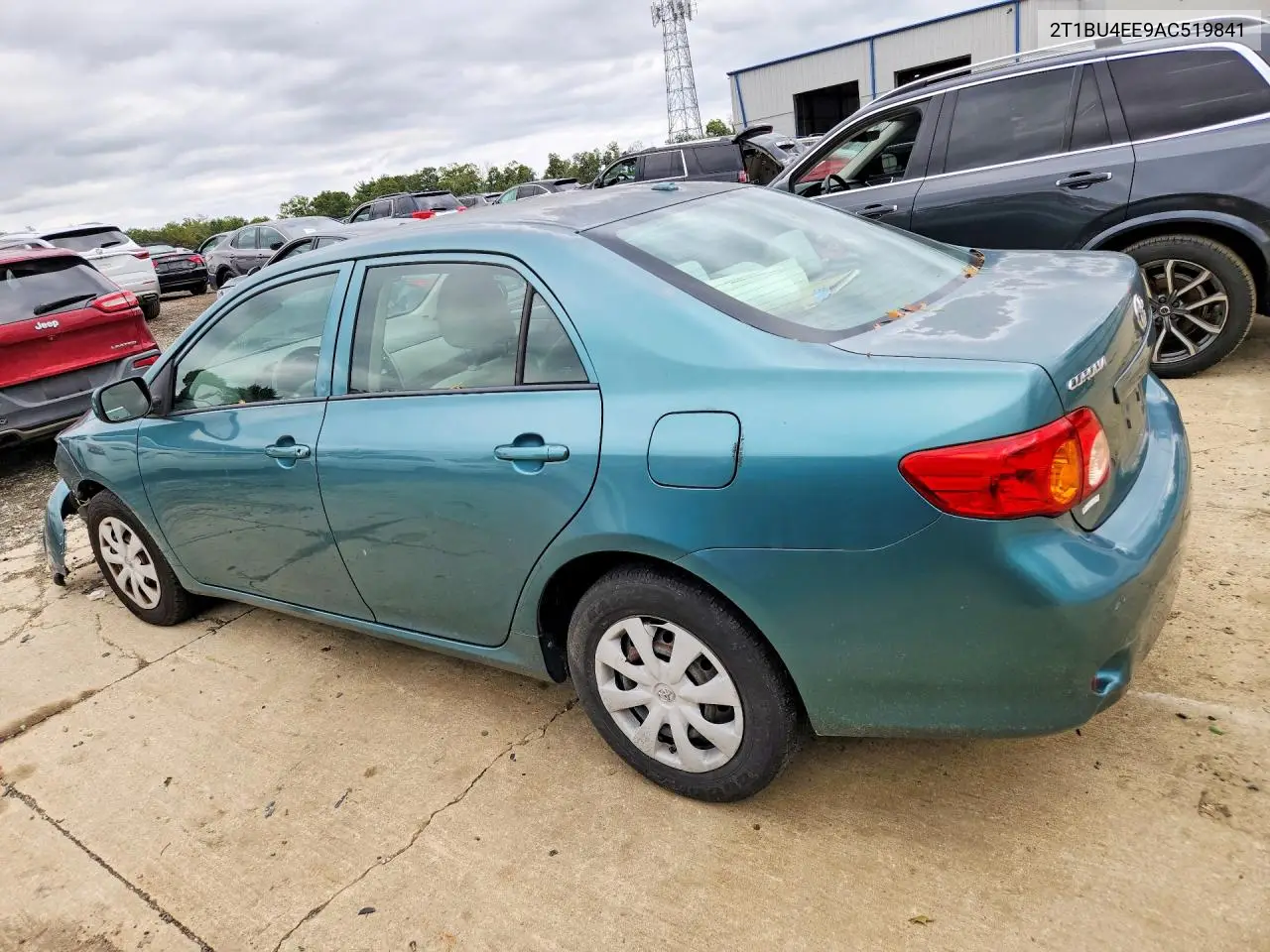 2010 TOYOTA COROLLA VIN 2T1BU4EE9AC519841 — фото 2