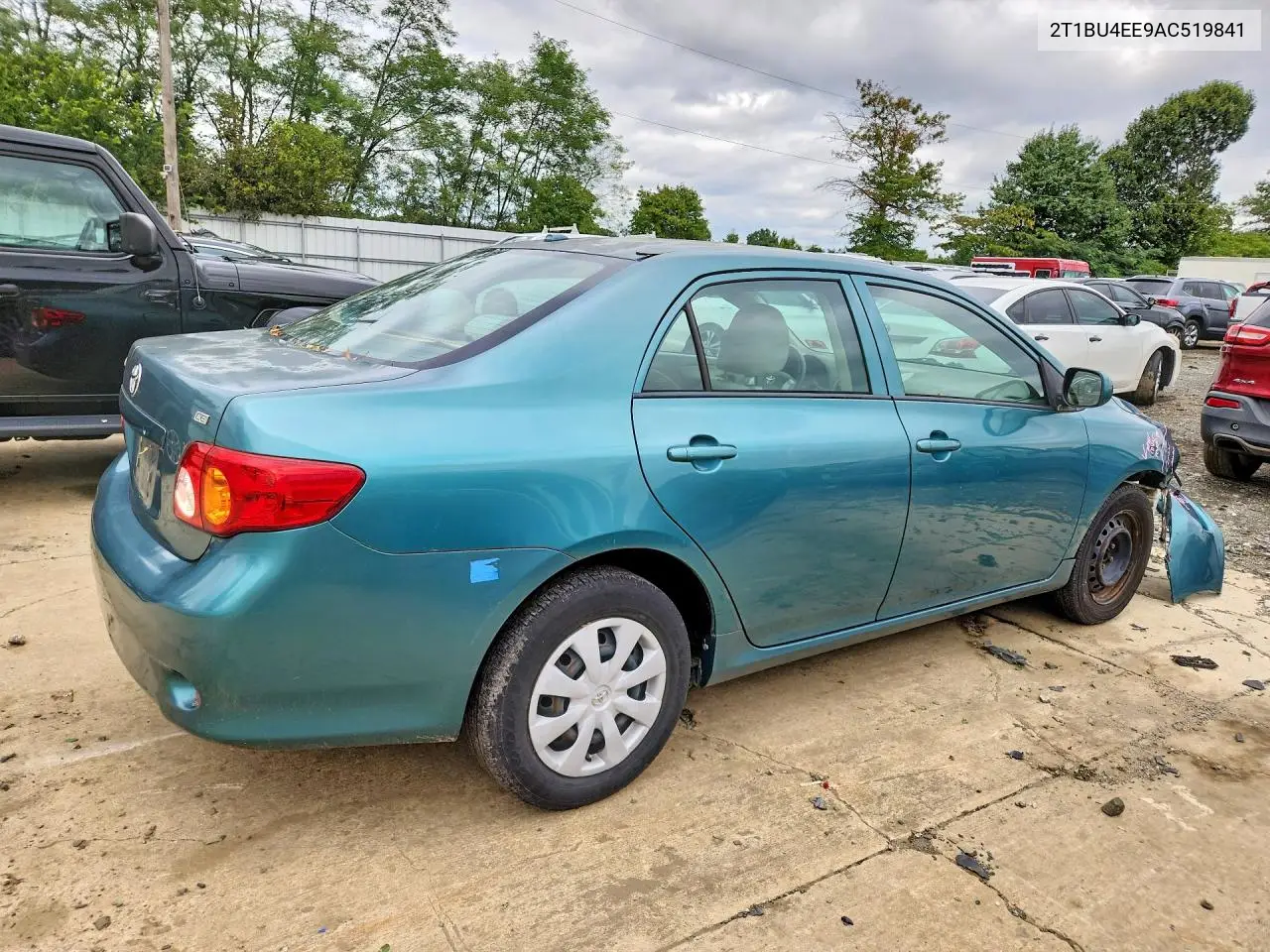 2010 TOYOTA COROLLA VIN 2T1BU4EE9AC519841 — фото 3