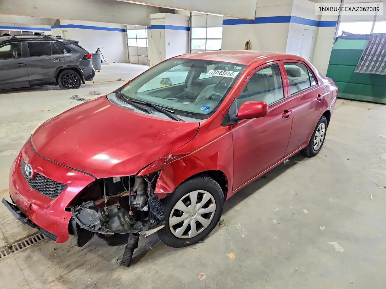 TOYOTA COROLLA 2010, VIN 1NXBU4EEXAZ362089