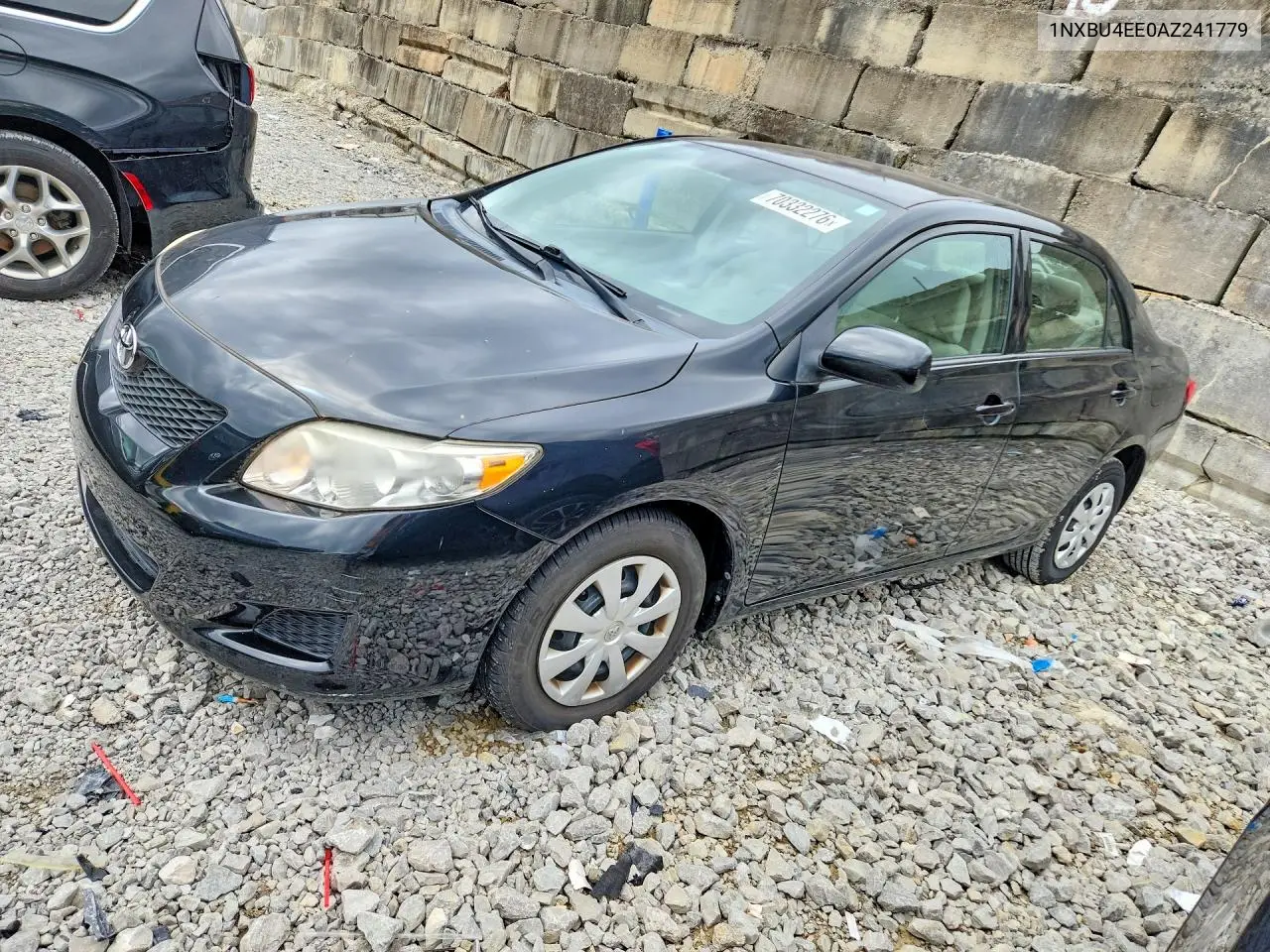 TOYOTA COROLLA 2010, VIN 1NXBU4EE0AZ241779