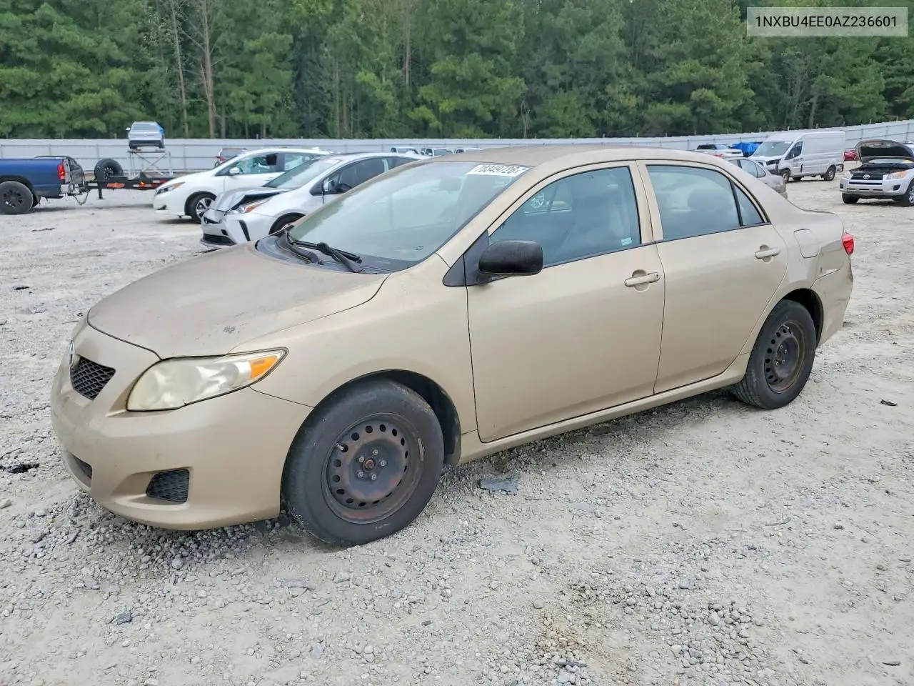 TOYOTA COROLLA 2010, VIN 1NXBU4EE0AZ236601