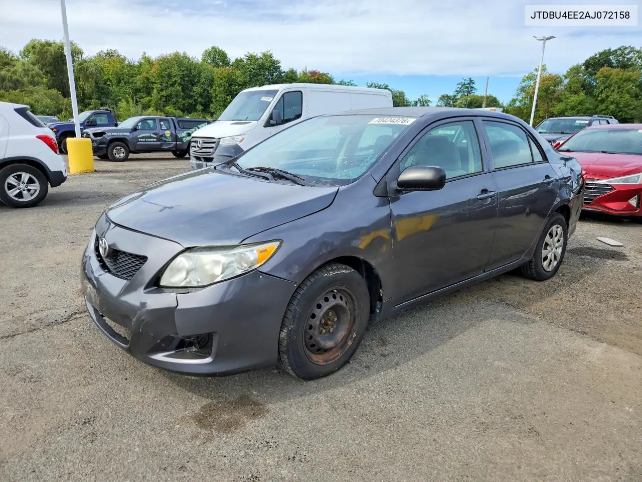 TOYOTA COROLLA 2010, VIN JTDBU4EE2AJ072158