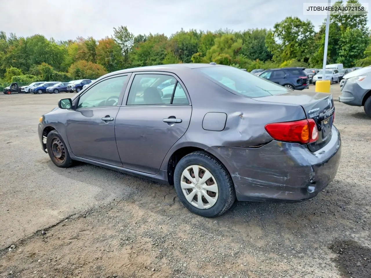 2010 TOYOTA COROLLA VIN JTDBU4EE2AJ072158 — фото 2