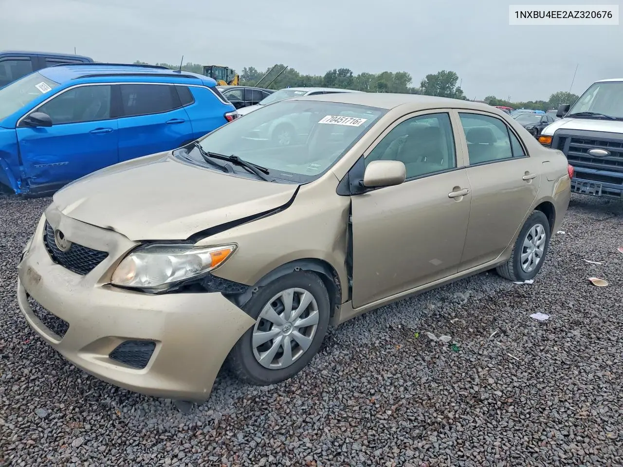2010 TOYOTA COROLLA VIN 1NXBU4EE2AZ320676 — фото 2