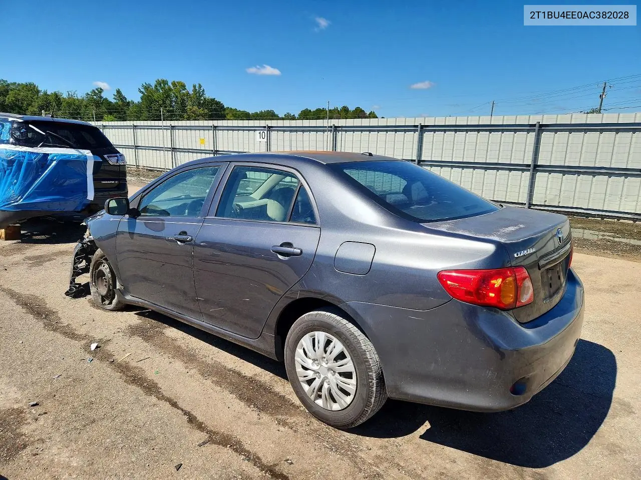 2010 TOYOTA COROLLA VIN 2T1BU4EE0AC382028 — фото 2