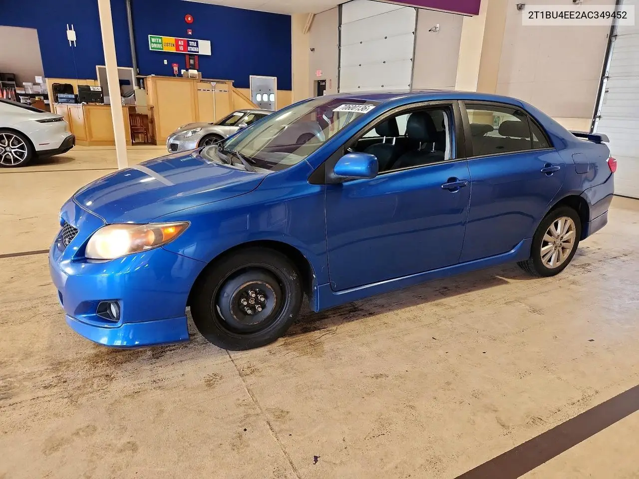 TOYOTA COROLLA 2010, VIN 2T1BU4EE2AC349452