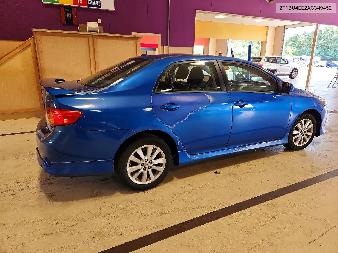 2010 TOYOTA COROLLA VIN 2T1BU4EE2AC349452 — фото 3