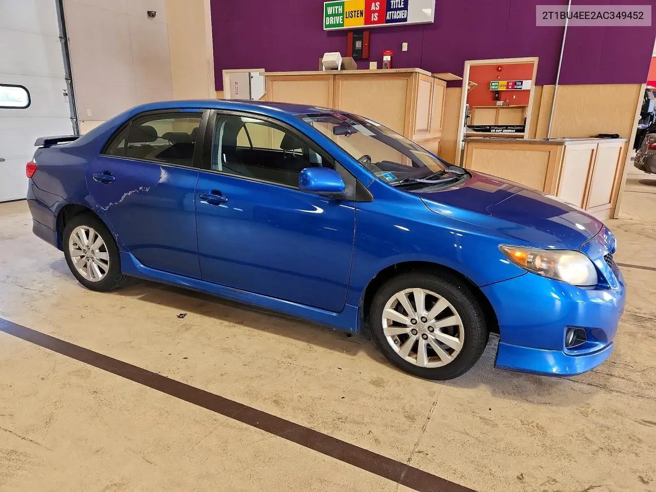 2010 TOYOTA COROLLA VIN 2T1BU4EE2AC349452 — фото 4