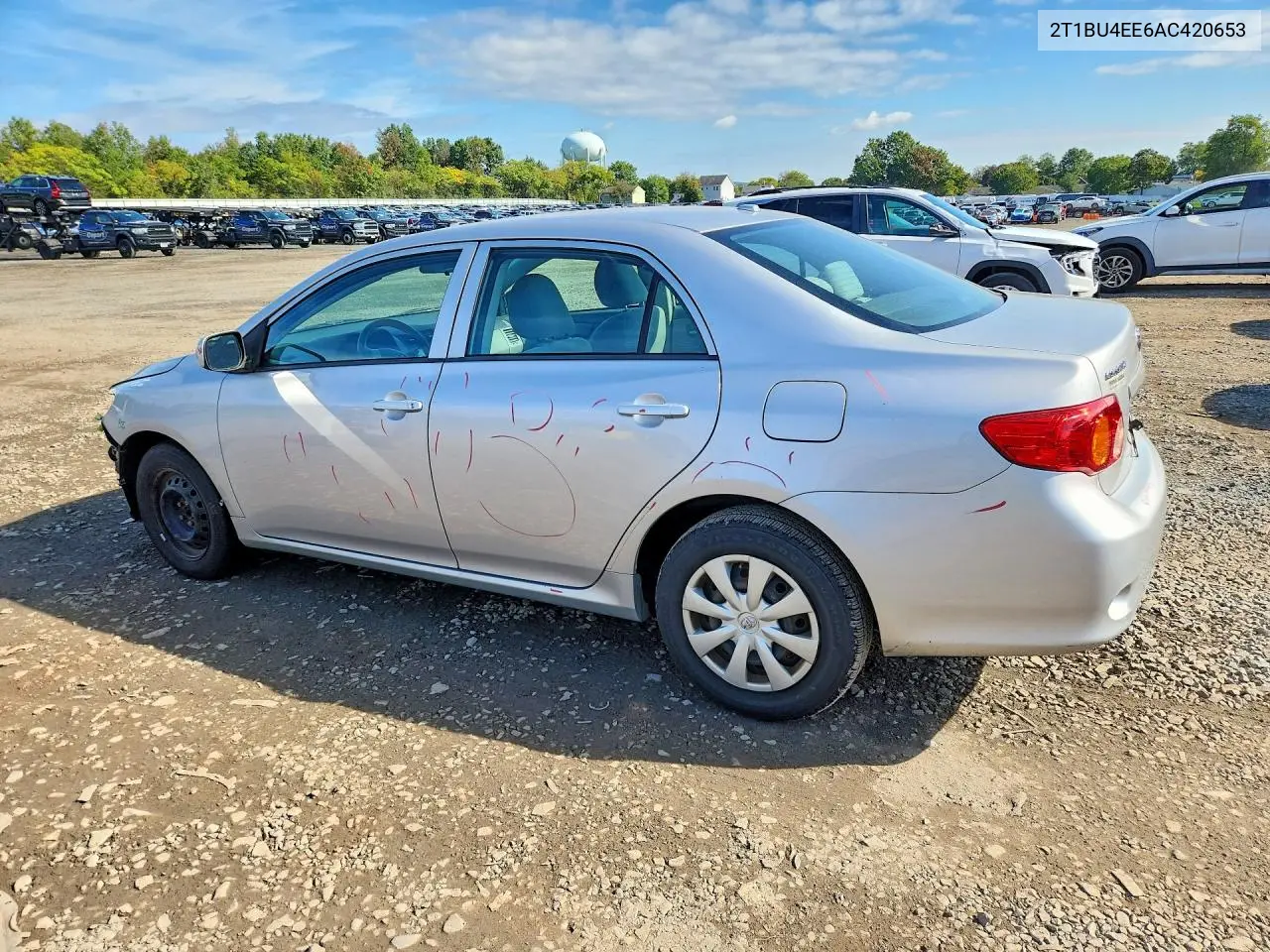 2010 TOYOTA COROLLA VIN 2T1BU4EE6AC420653 — фото 4