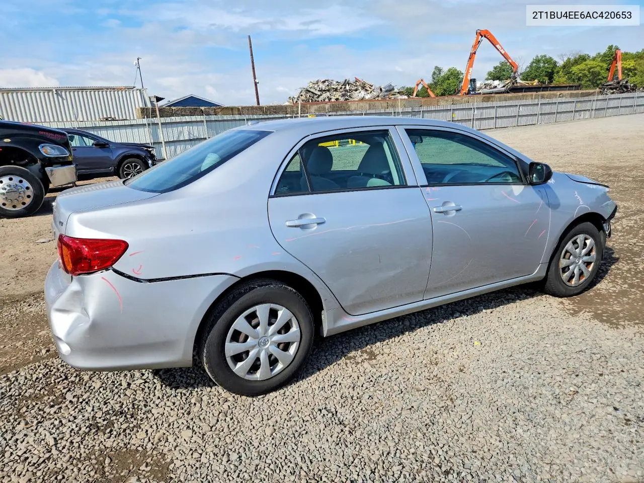 TOYOTA COROLLA 2010, VIN 2T1BU4EE6AC420653