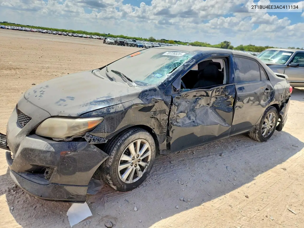 TOYOTA COROLLA 2010, VIN 2T1BU4EE3AC411134