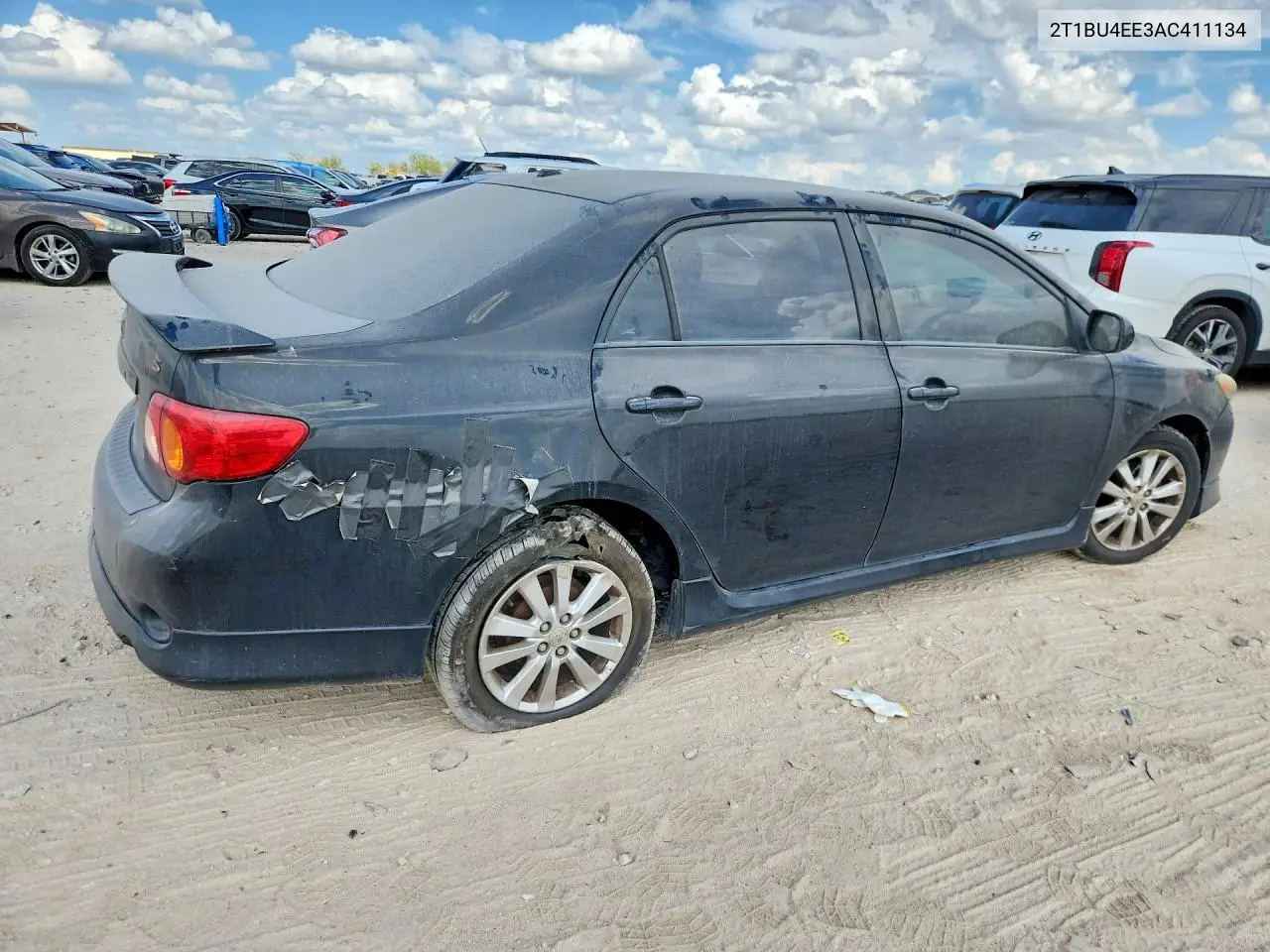2010 TOYOTA COROLLA VIN 2T1BU4EE3AC411134 — фото 3