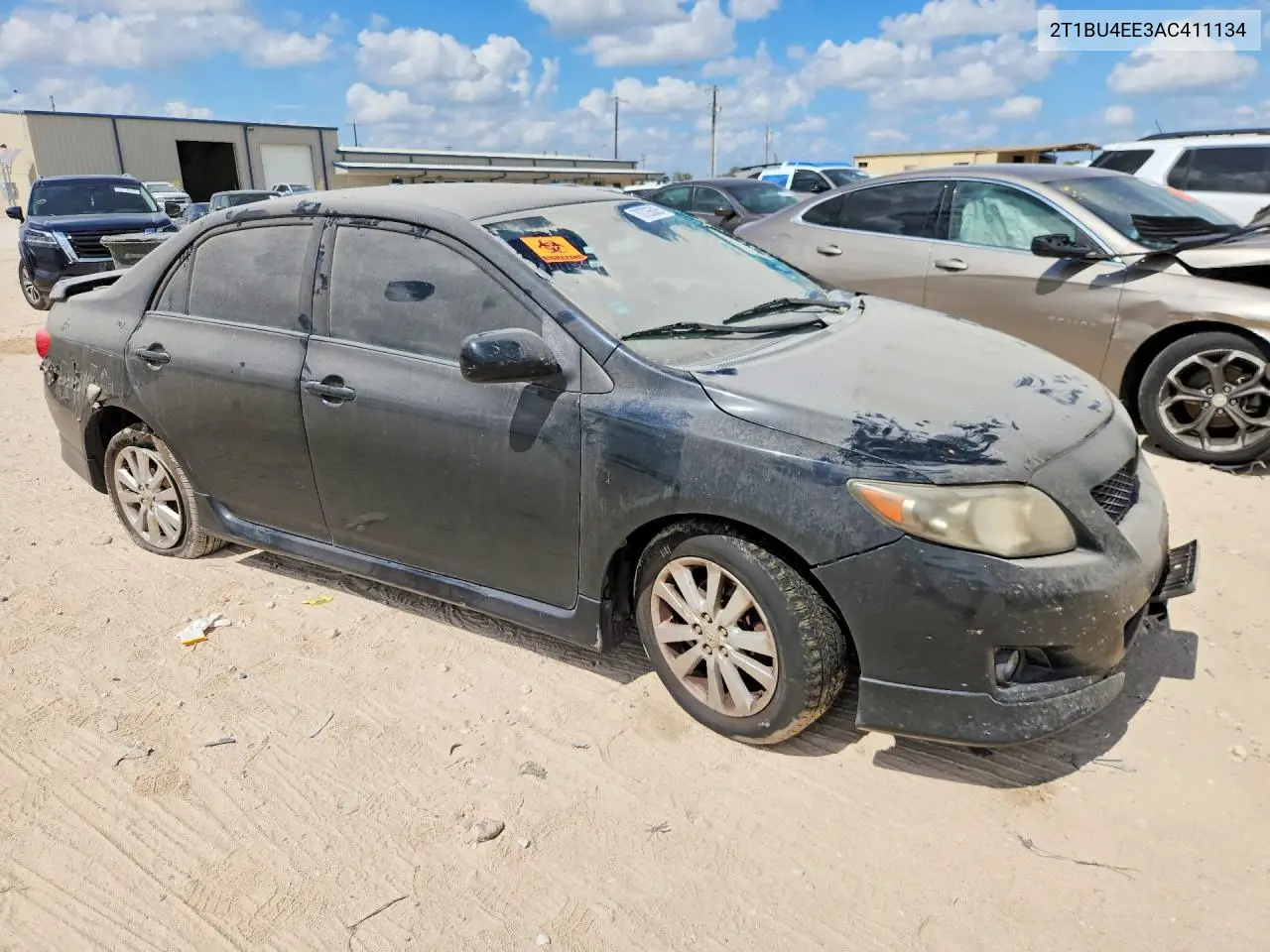 2010 TOYOTA COROLLA VIN 2T1BU4EE3AC411134 — фото 4