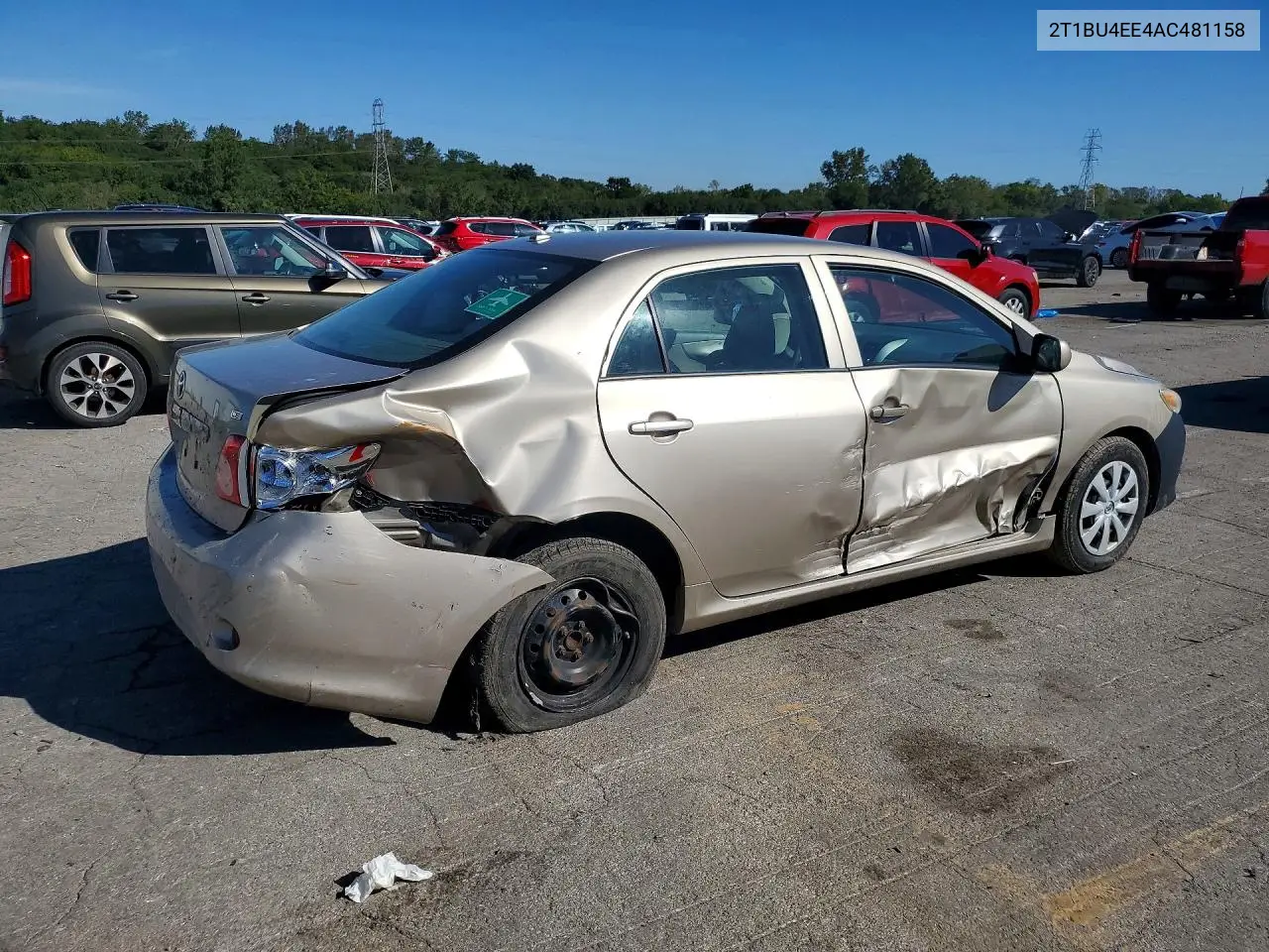 2010 TOYOTA COROLLA VIN 2T1BU4EE4AC481158 — фото 3