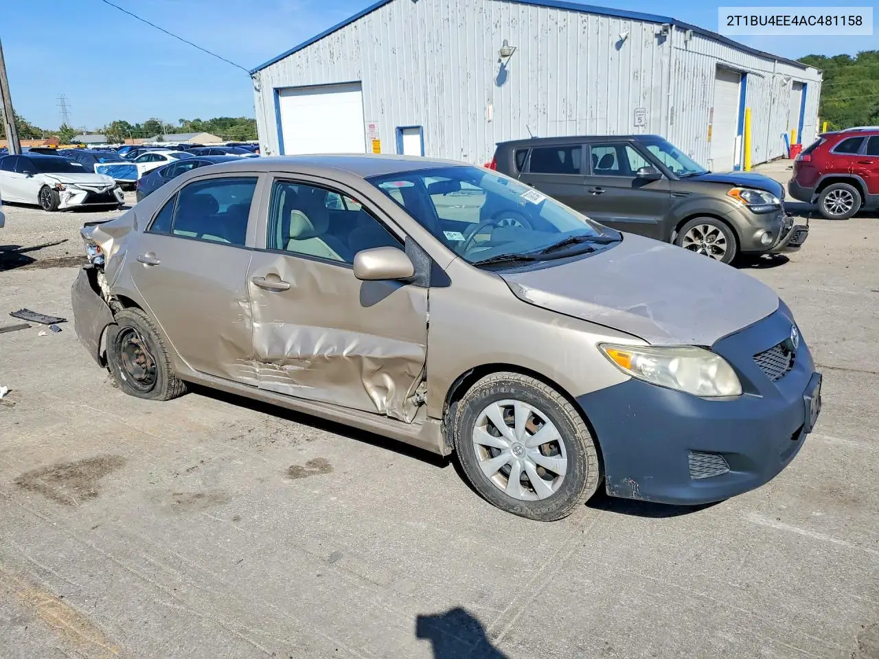 2010 TOYOTA COROLLA VIN 2T1BU4EE4AC481158 — фото 4