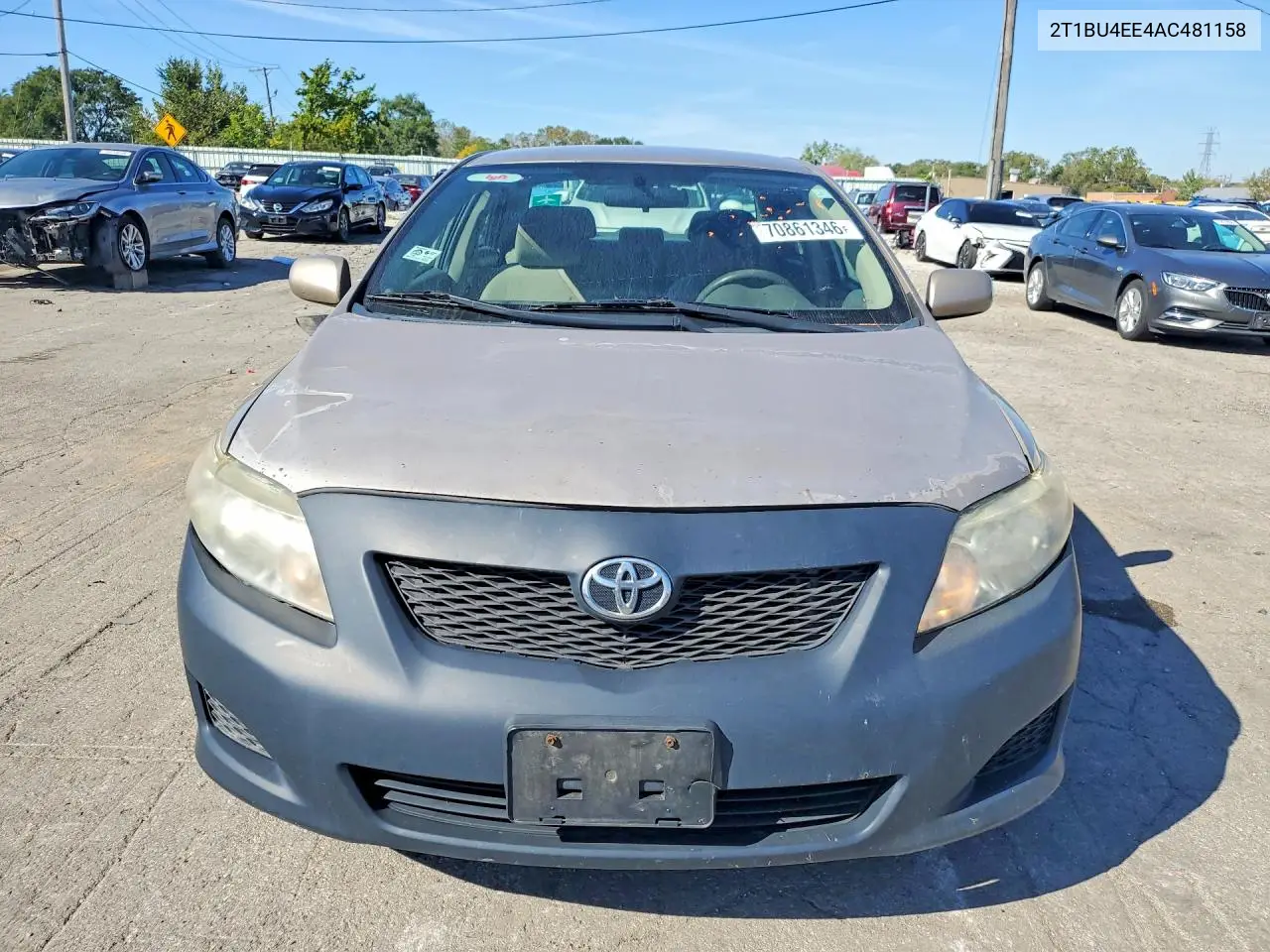 2010 TOYOTA COROLLA VIN 2T1BU4EE4AC481158 — фото 5