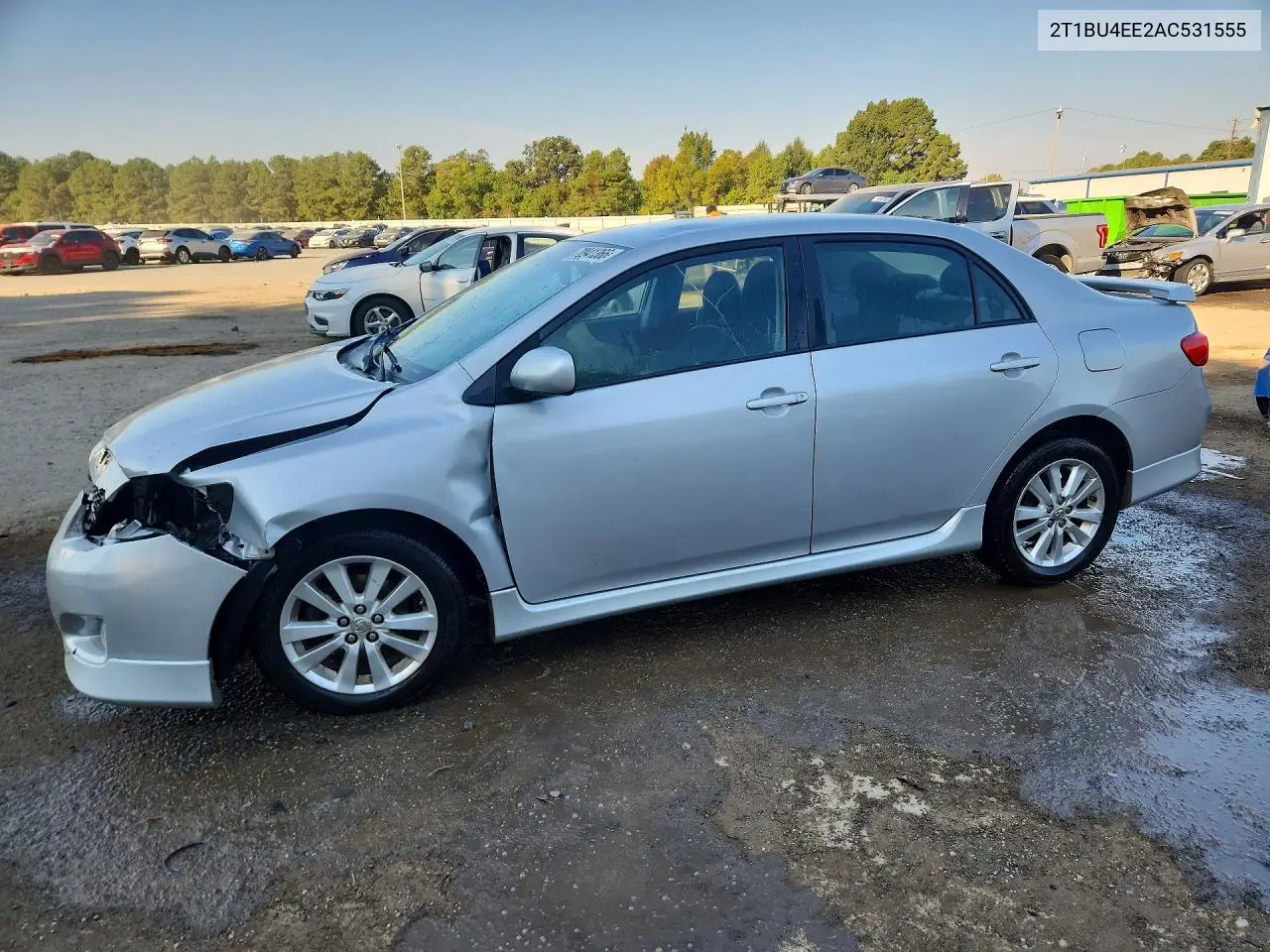 TOYOTA COROLLA 2010, VIN 2T1BU4EE2AC531555