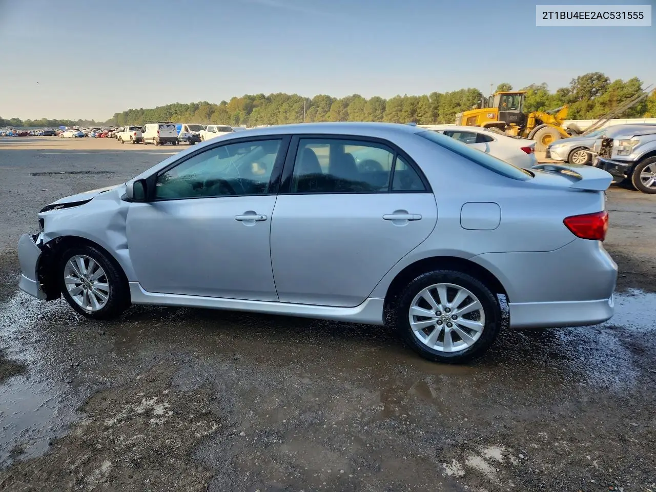 2010 TOYOTA COROLLA VIN 2T1BU4EE2AC531555 — фото 2