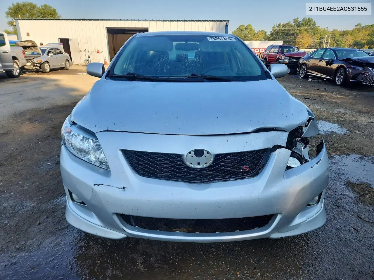 2010 TOYOTA COROLLA VIN 2T1BU4EE2AC531555 — фото 5