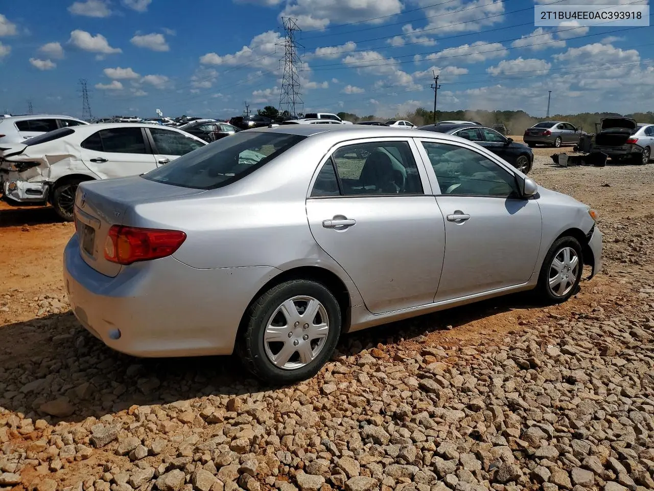 2010 TOYOTA COROLLA VIN 2T1BU4EE0AC393918 — фото 3