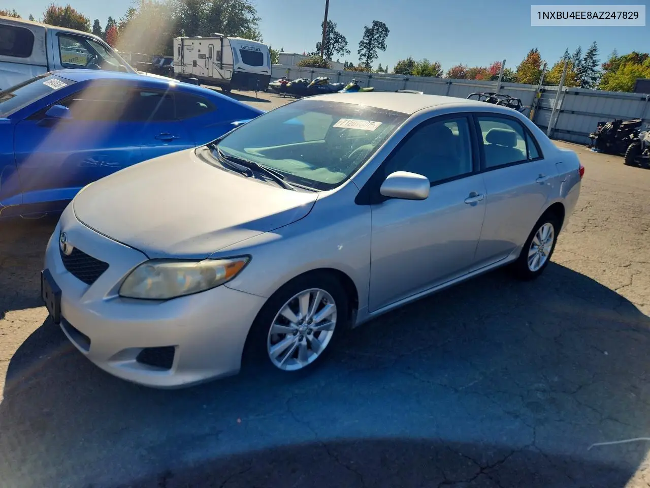 TOYOTA COROLLA 2010, VIN 1NXBU4EE8AZ247829