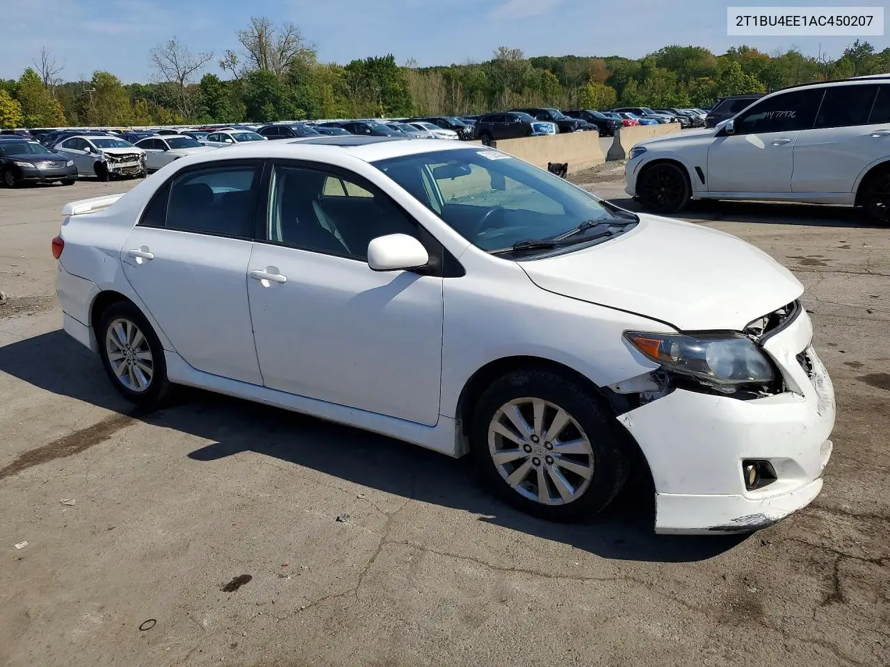 2010 TOYOTA COROLLA VIN 2T1BU4EE1AC450207 — фото 4