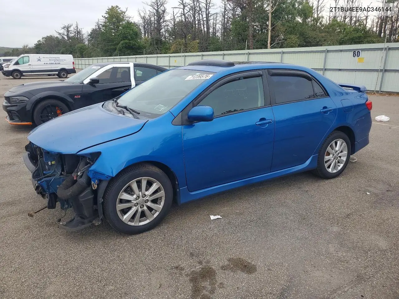 TOYOTA COROLLA 2010, VIN 2T1BU4EE9AC346144