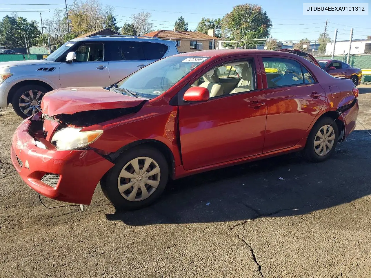 TOYOTA COROLLA 2010, VIN JTDBU4EEXA9101312