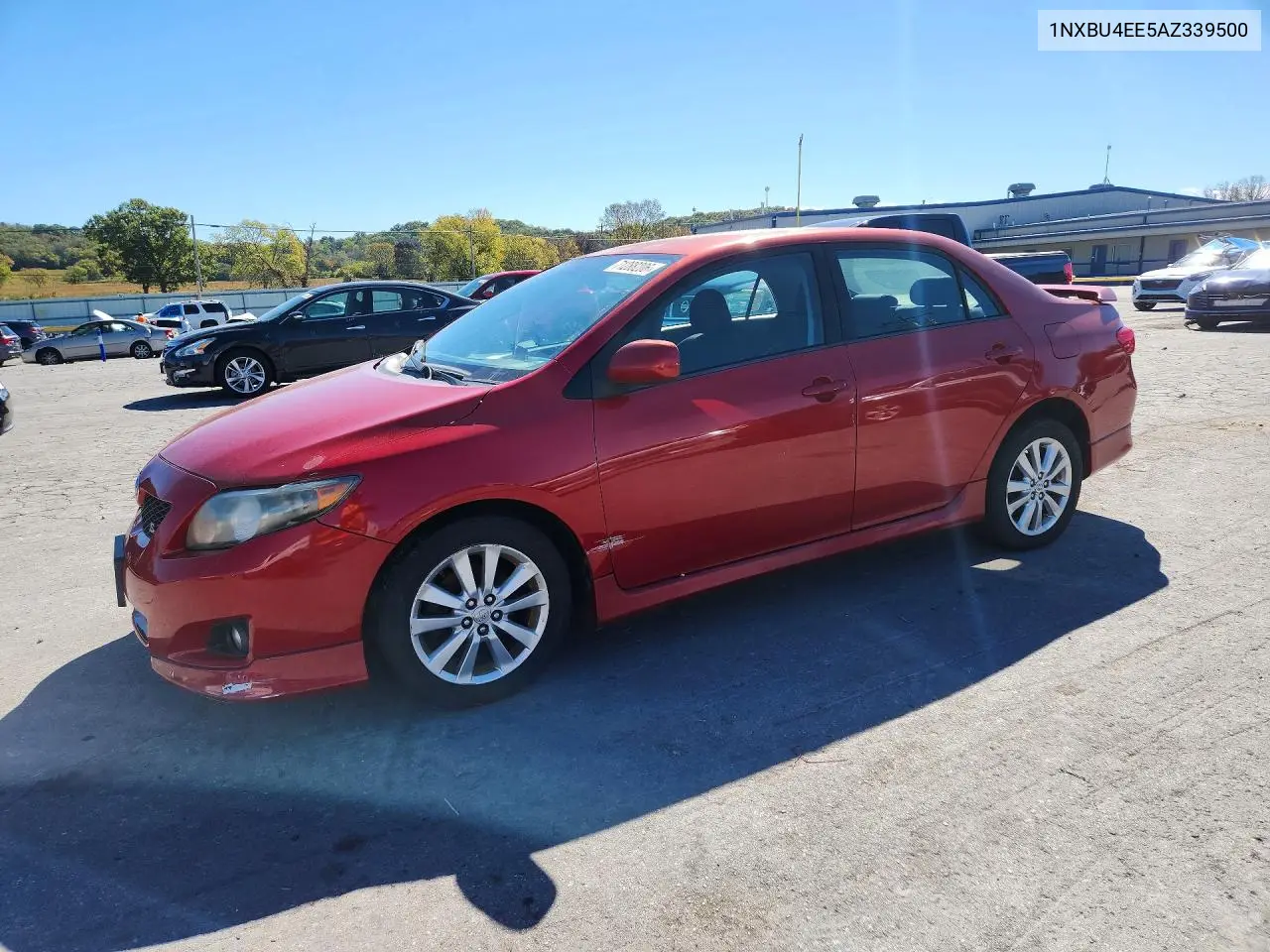 TOYOTA COROLLA 2010, VIN 1NXBU4EE5AZ339500