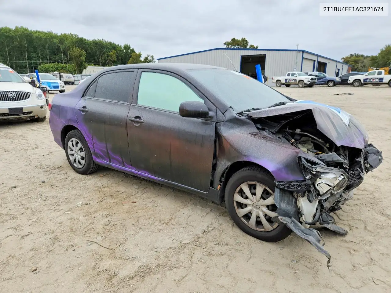 2010 TOYOTA COROLLA VIN 2T1BU4EE1AC321674 — фото 4