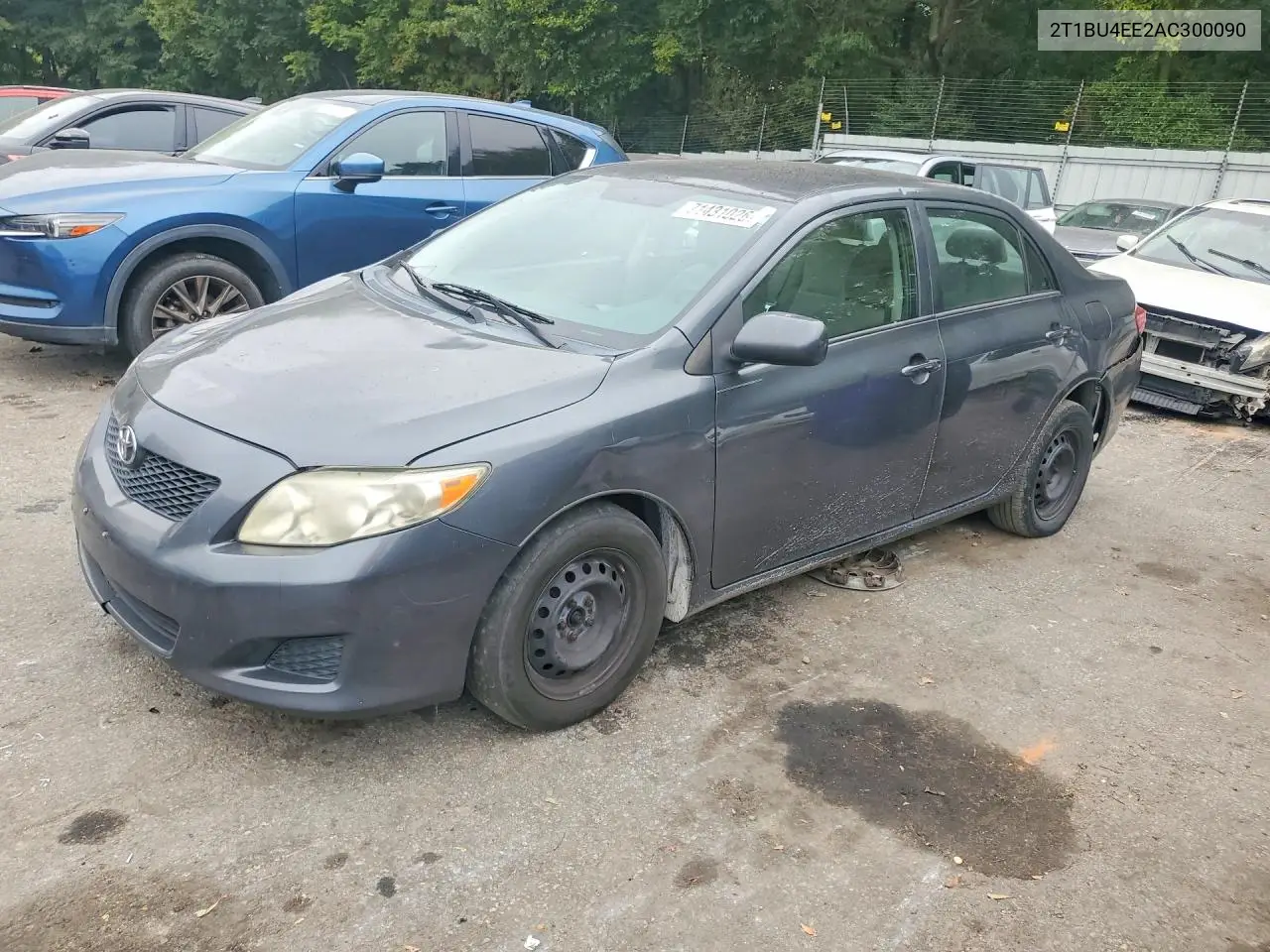 TOYOTA COROLLA 2010, VIN 2T1BU4EE2AC300090
