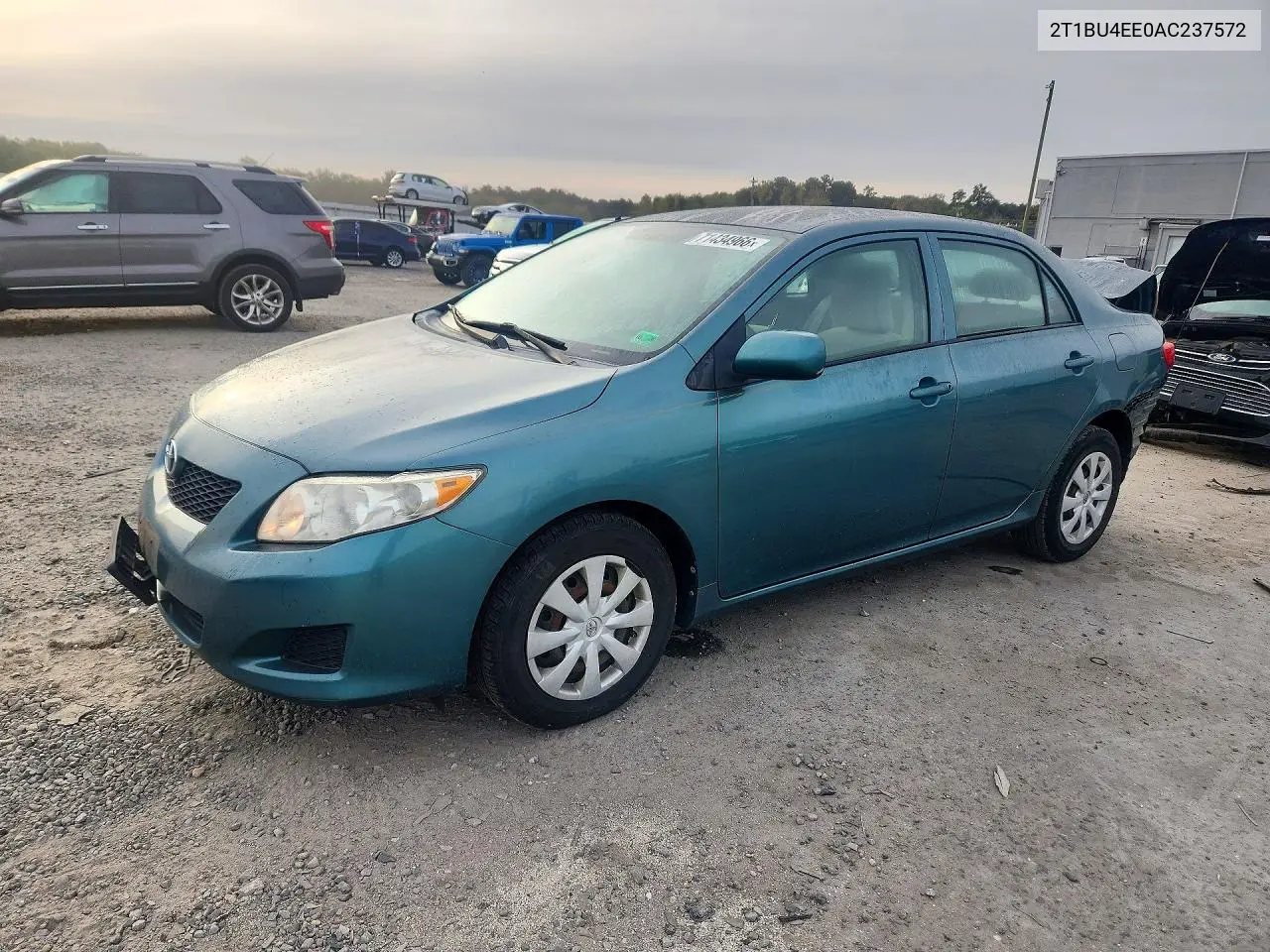 TOYOTA COROLLA 2010, VIN 2T1BU4EE0AC237572