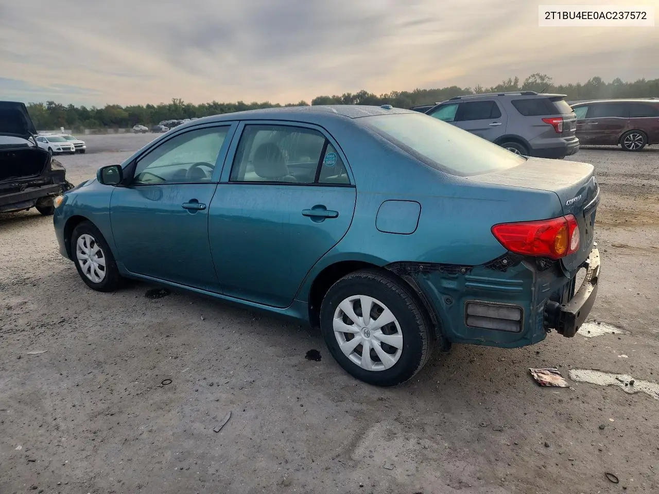 2010 TOYOTA COROLLA VIN 2T1BU4EE0AC237572 — фото 2