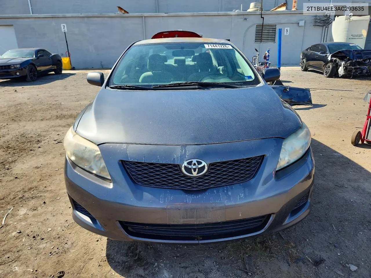 2010 TOYOTA COROLLA VIN 2T1BU4EE3AC293635 — фото 5