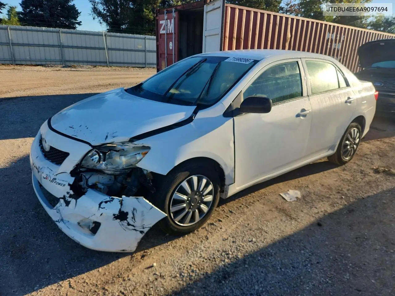 TOYOTA COROLLA 2010, VIN JTDBU4EE6A9097694