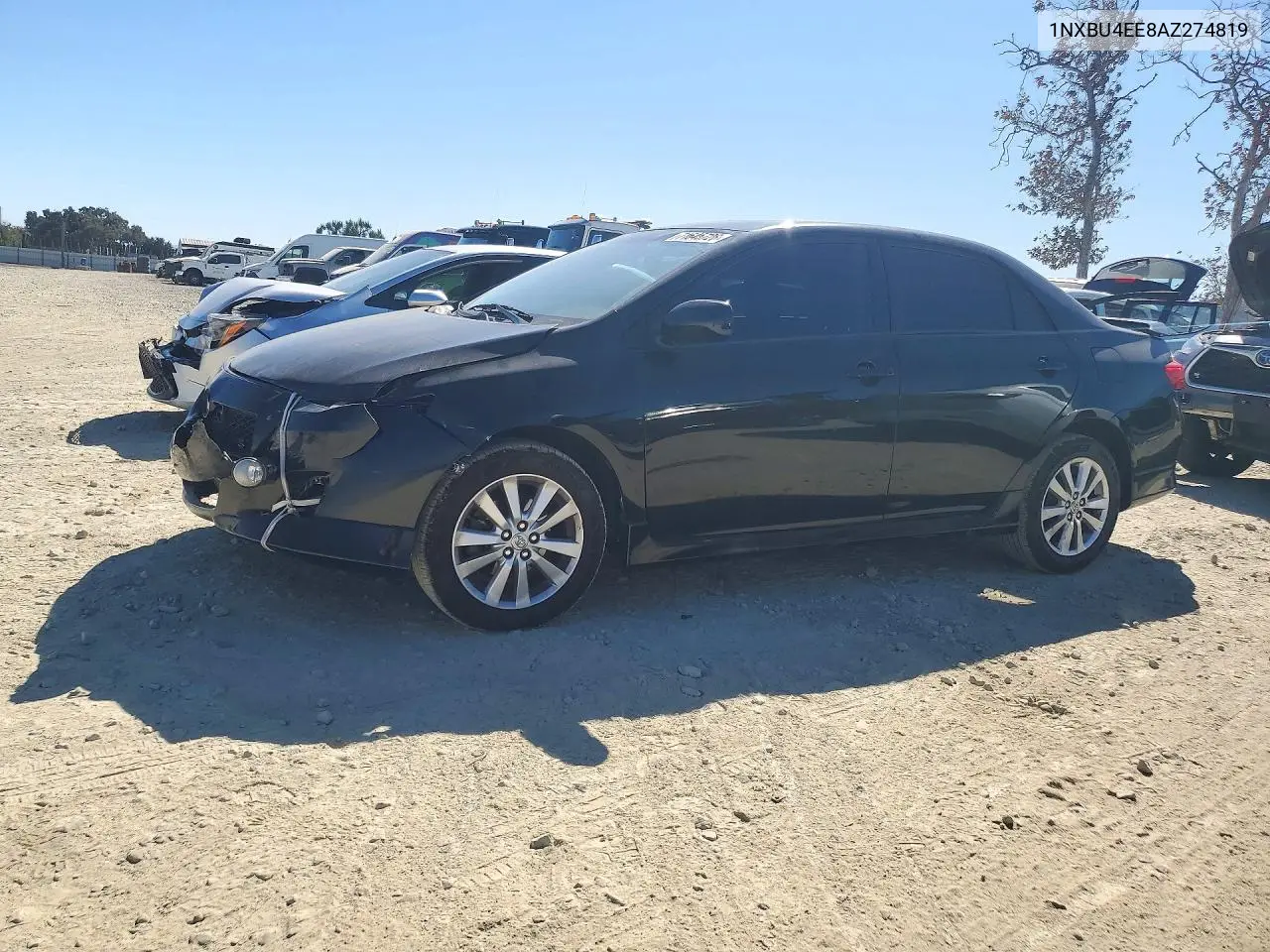 TOYOTA COROLLA 2010, VIN 1NXBU4EE8AZ274819