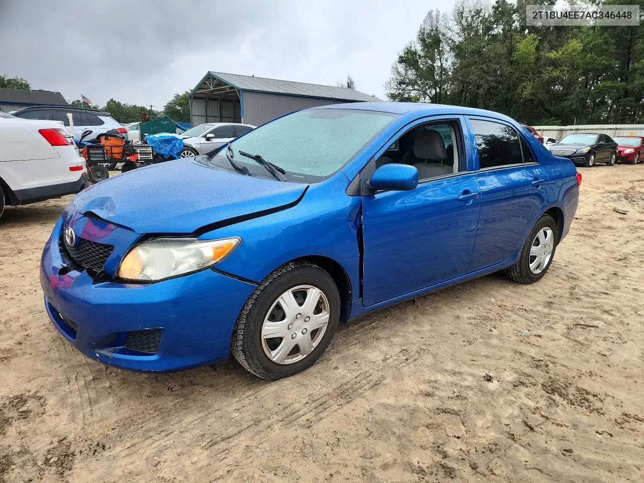 TOYOTA COROLLA 2010, VIN 2T1BU4EE7AC346448